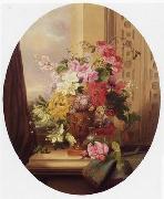 Floral, beautiful classical still life of flowers 019